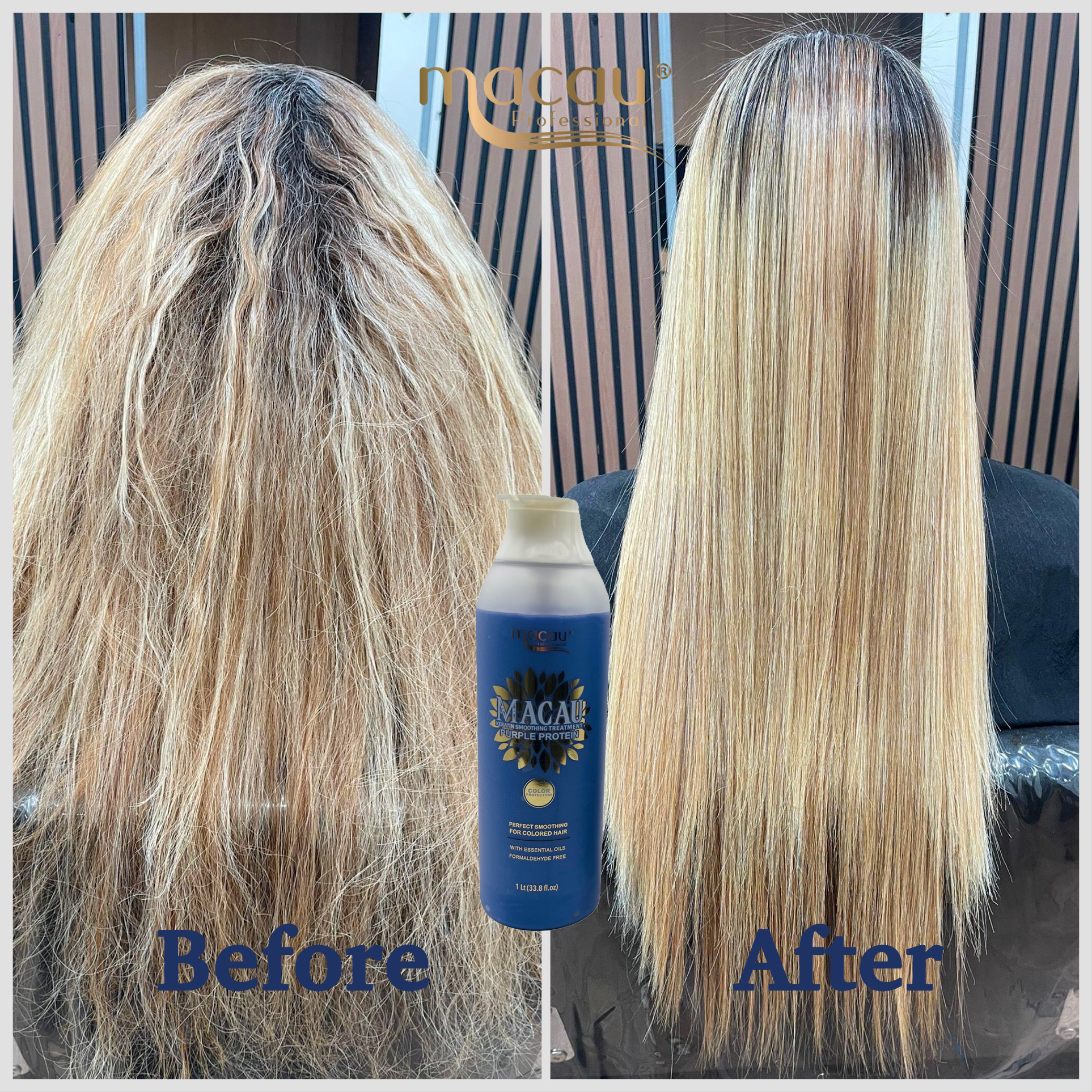 Macau Keratin Treatment with Color Protection