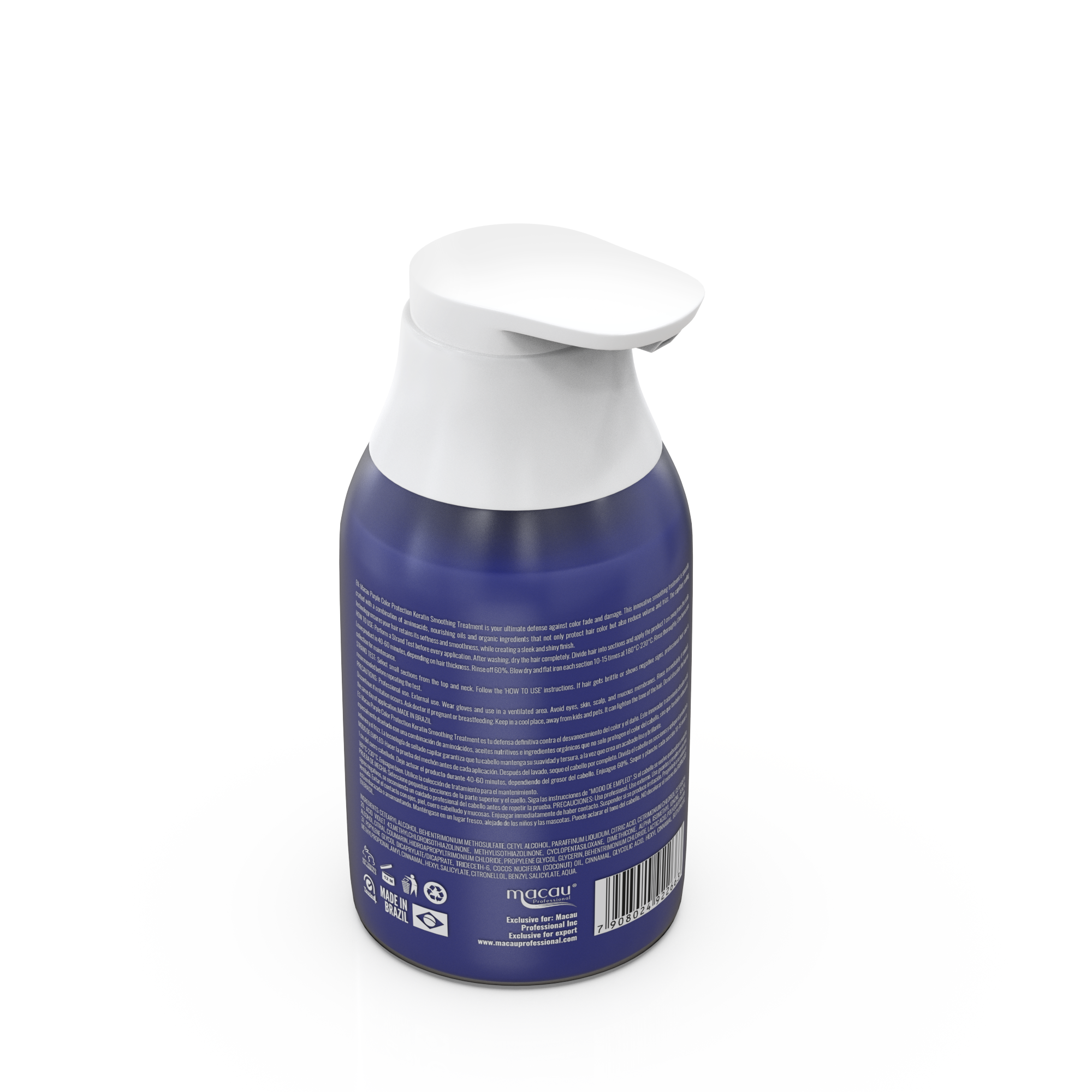 Macau Keratin Treatment with Color Protection indignant and instruction