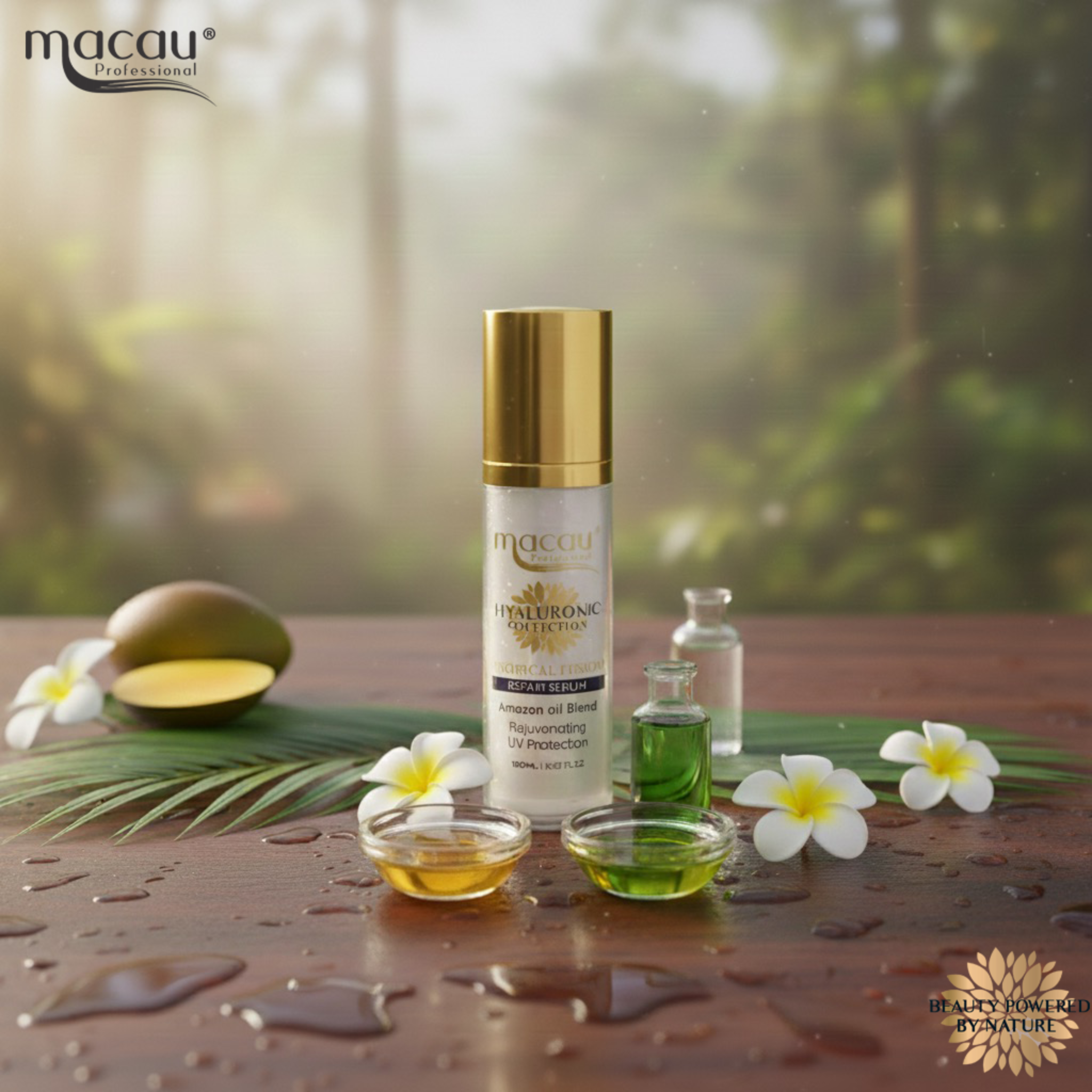Macau Professional Hyaluronic Collection Tropical Fusion Repair Serum in nature