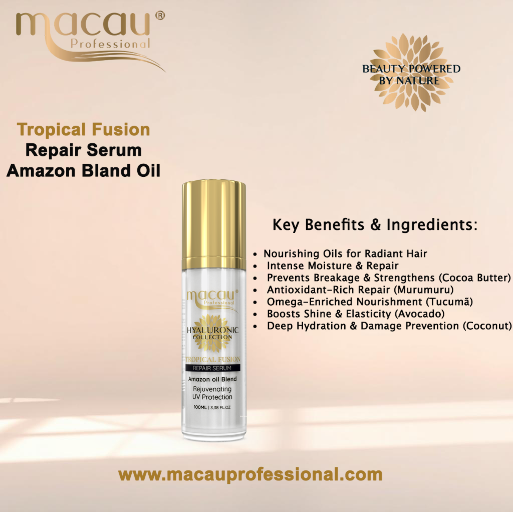 Macau Professional Hyaluronic Collection Tropical Fusion Repair Serum Benefits