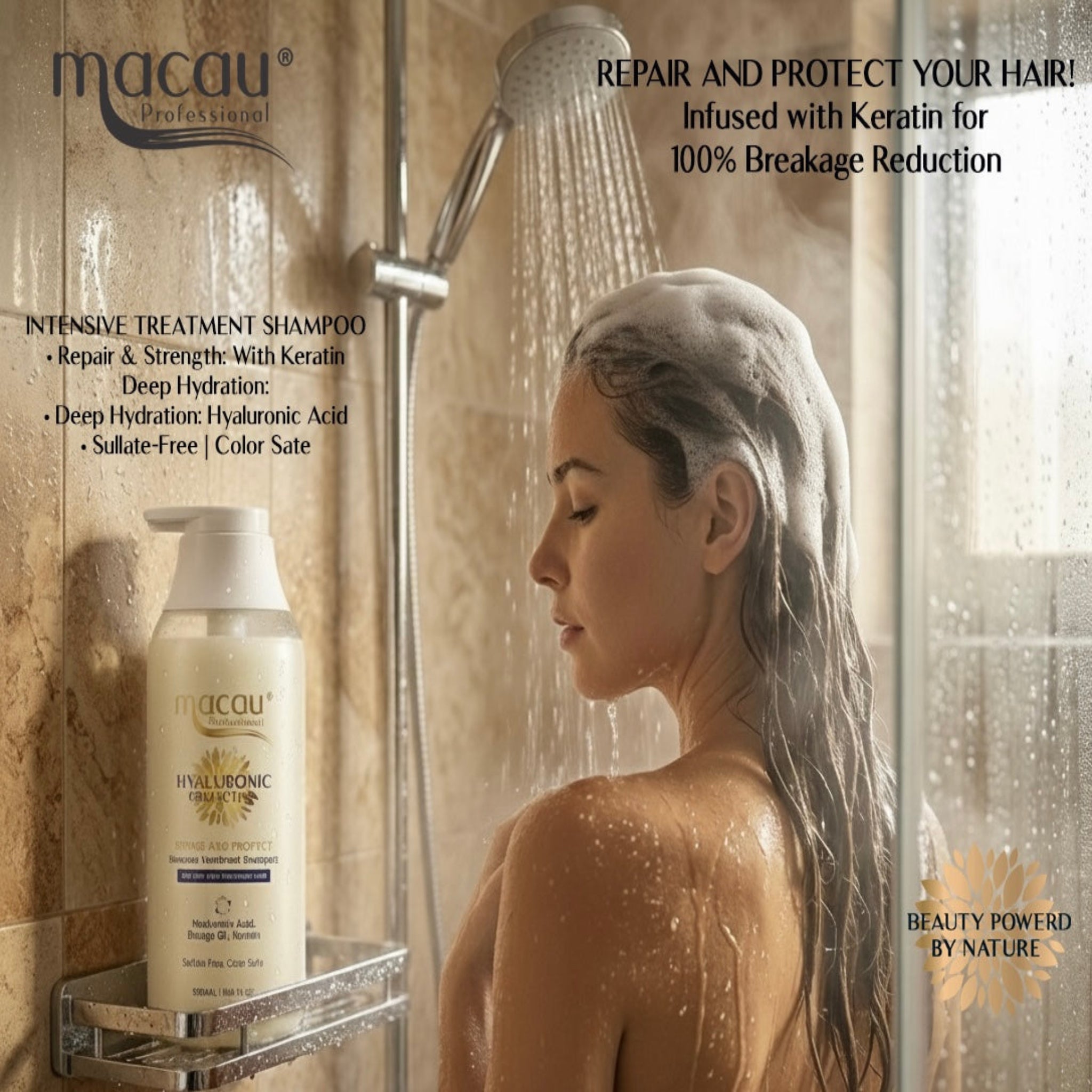Repair & Protect Intensive Shampoo For Dry Hair in Shower