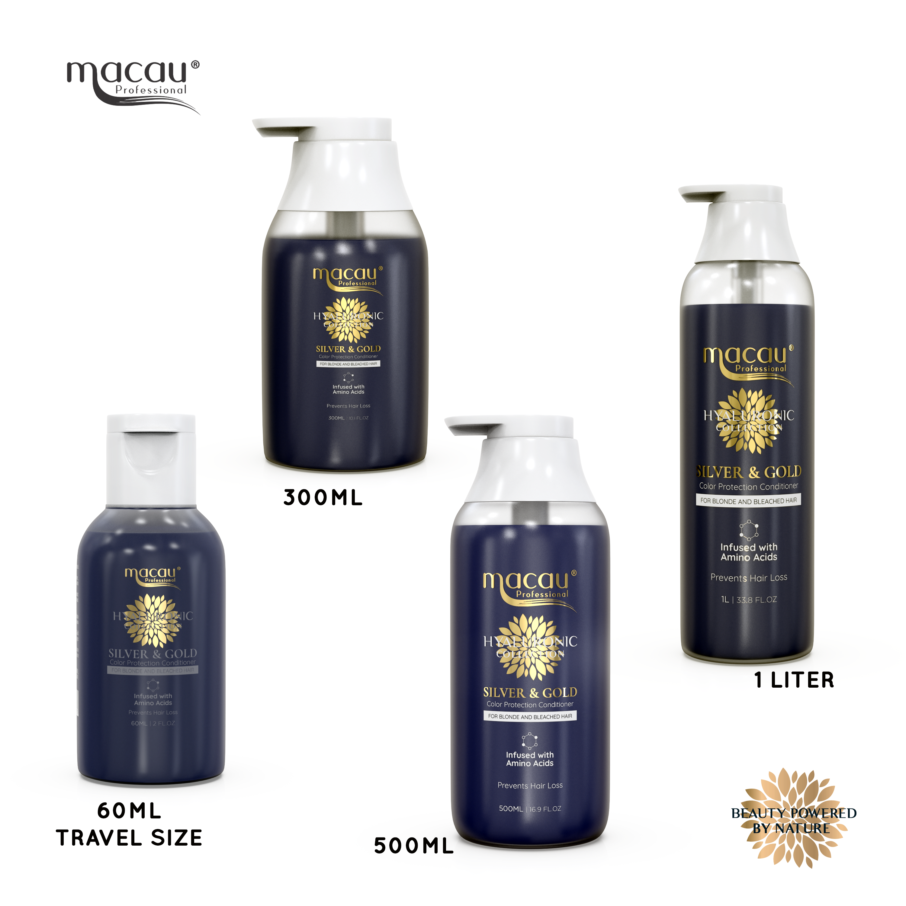 Silver & Gold Color Protection Conditioner For Blond and Bleached Hair All Size