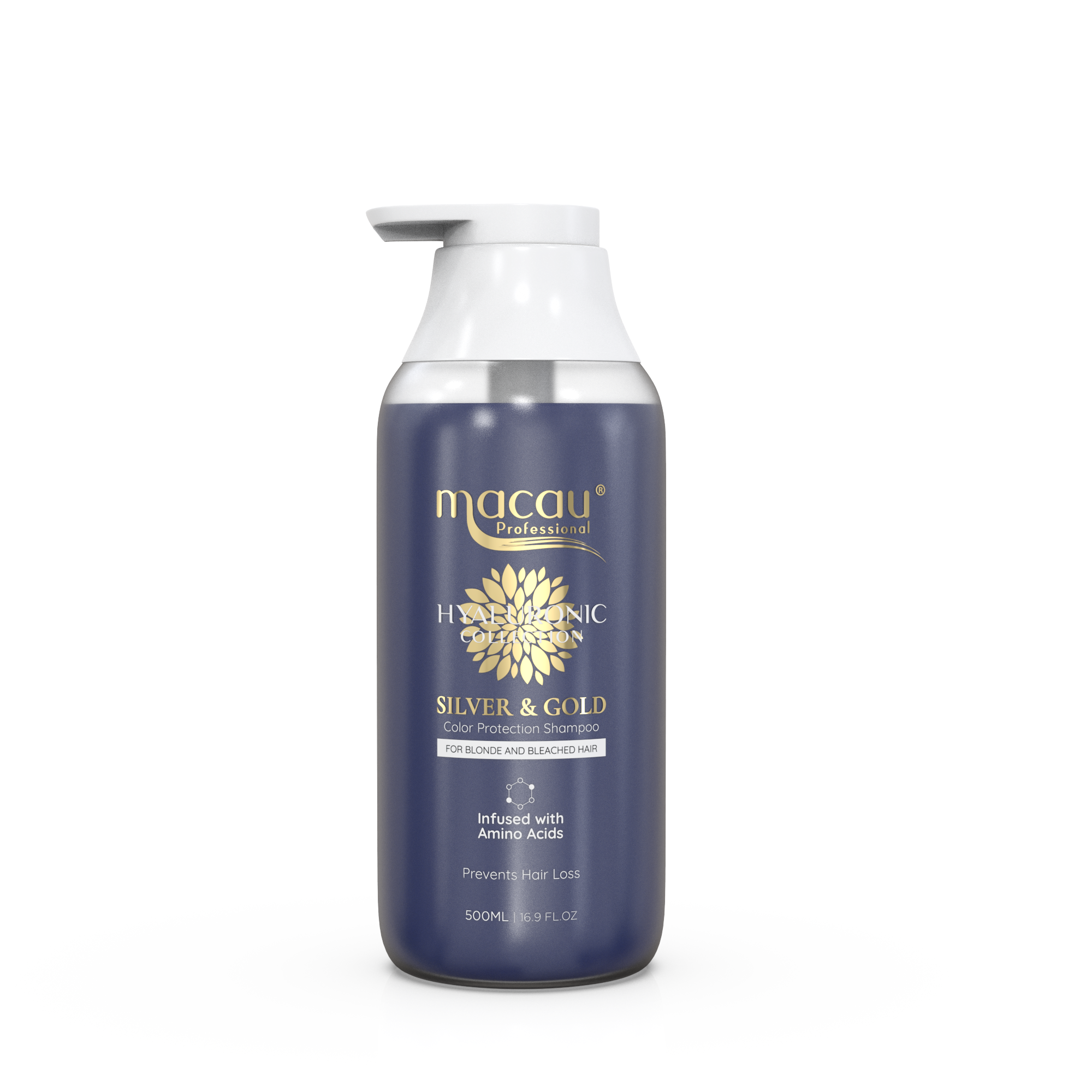シャンプー maaco Silver & Gold Color Protection Shampoo - For Blond & Bleached Hair