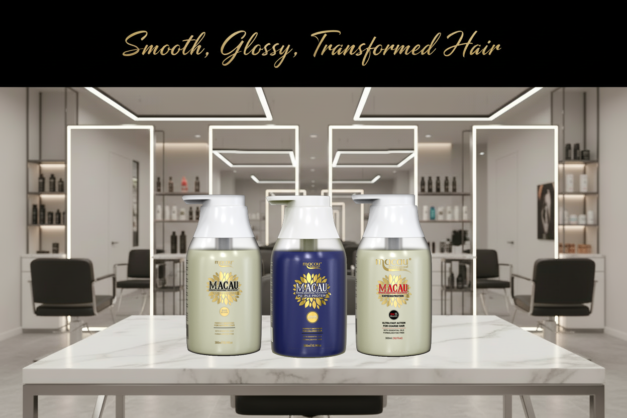 Keratin Collection Banner - Hair Salon Setting