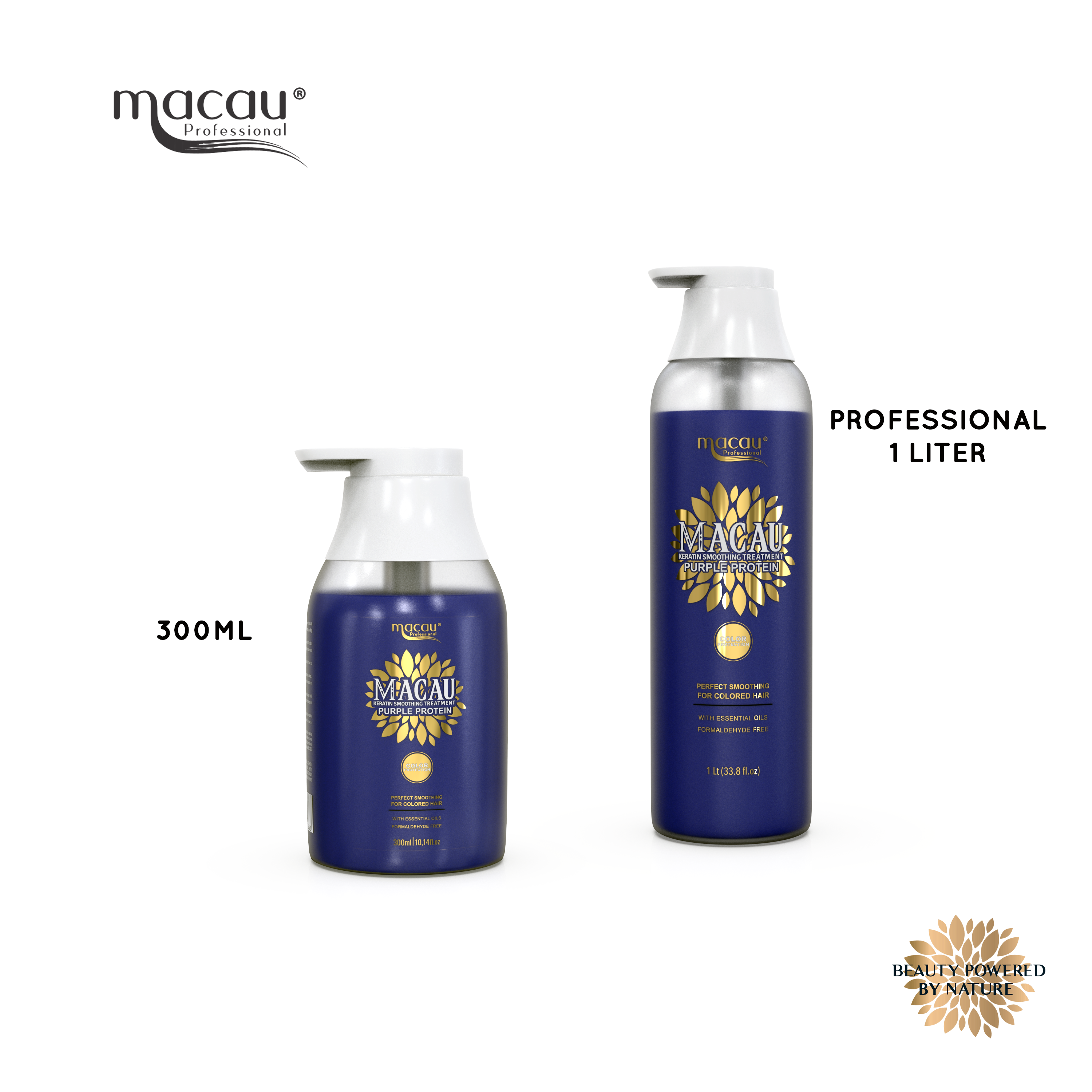 Macau Keratin Treatment with Color Protection All Size