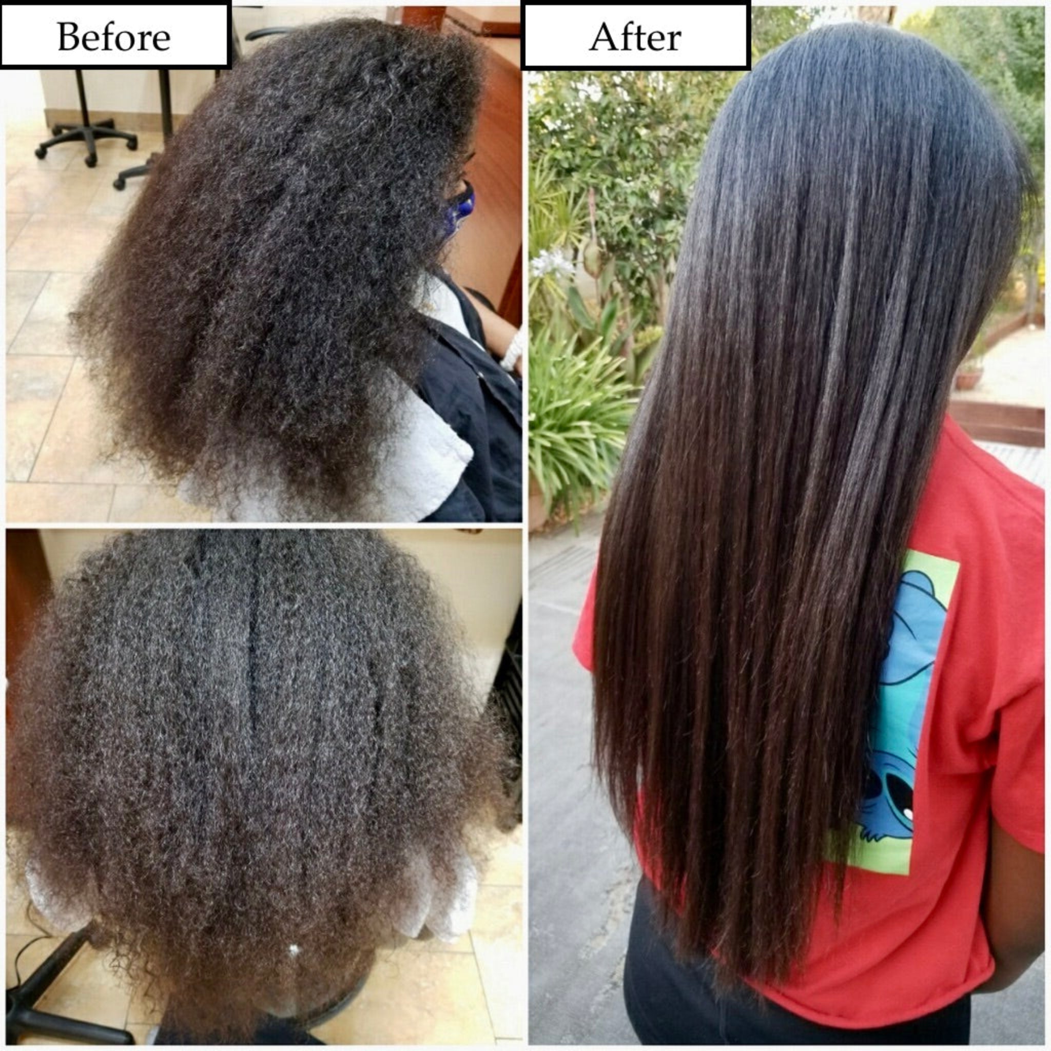 Macau Keratin Smoothing Treatment before and After