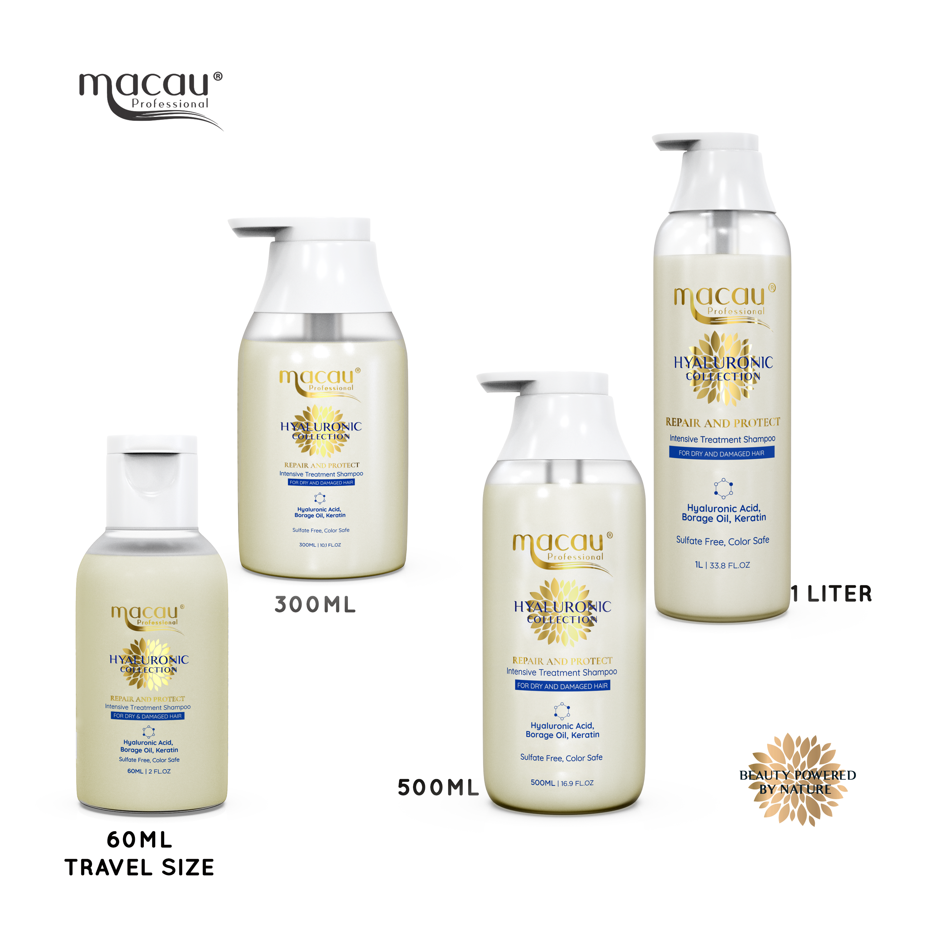 Repair & Protect Intensive Treatment Shampoo For Dry and Damaged Hair All Size