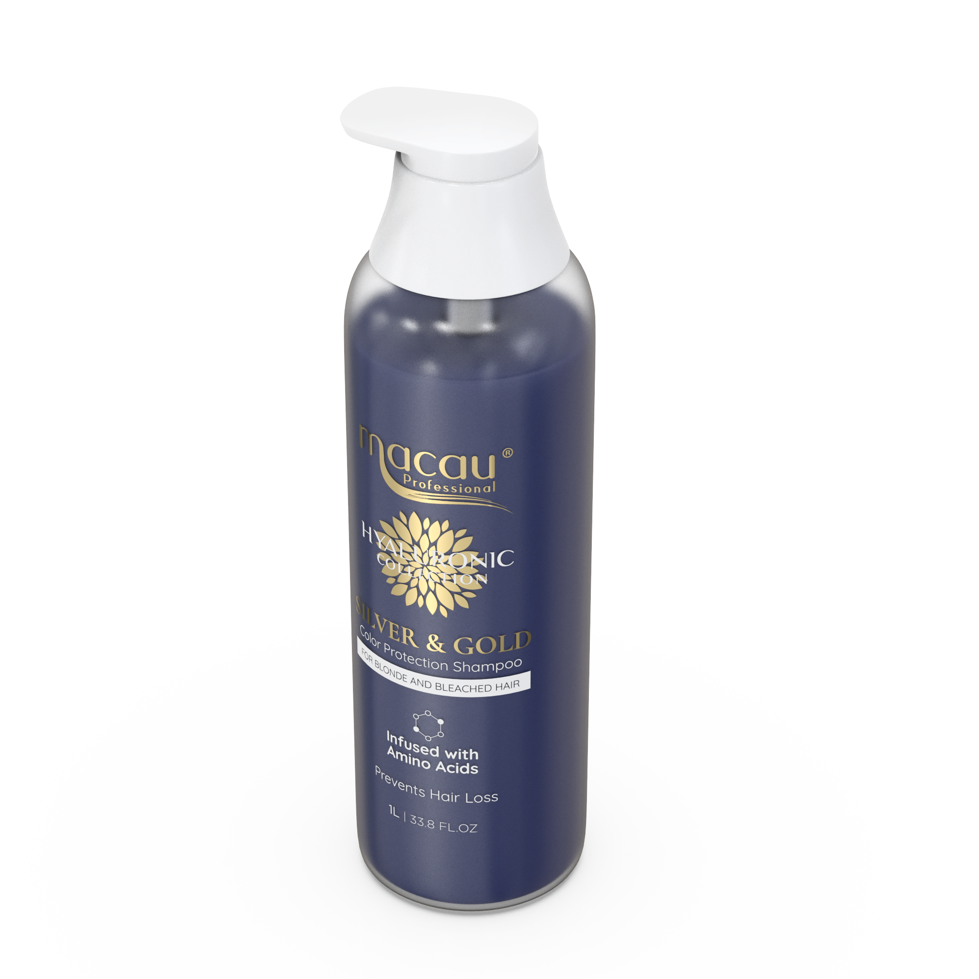 Silver & Gold Color Protection Shampoo For Blond and Bleached Hair
