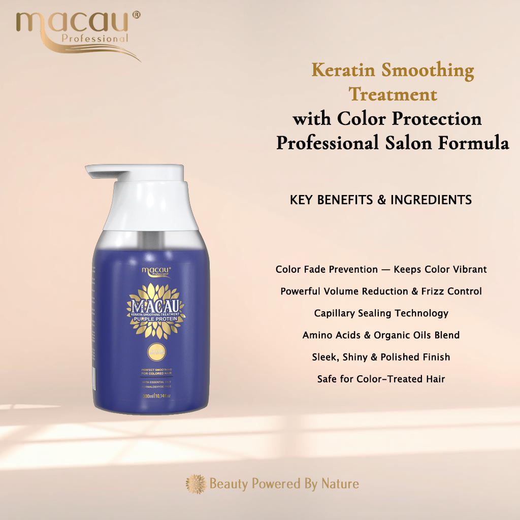 Macau Keratin Treatment with Color Protection
