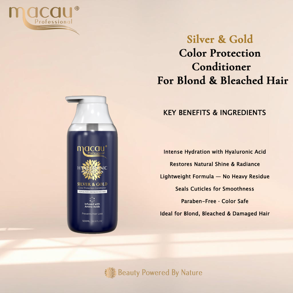 Silver & Gold Color Protection Conditioner For Blond and Bleached Hair