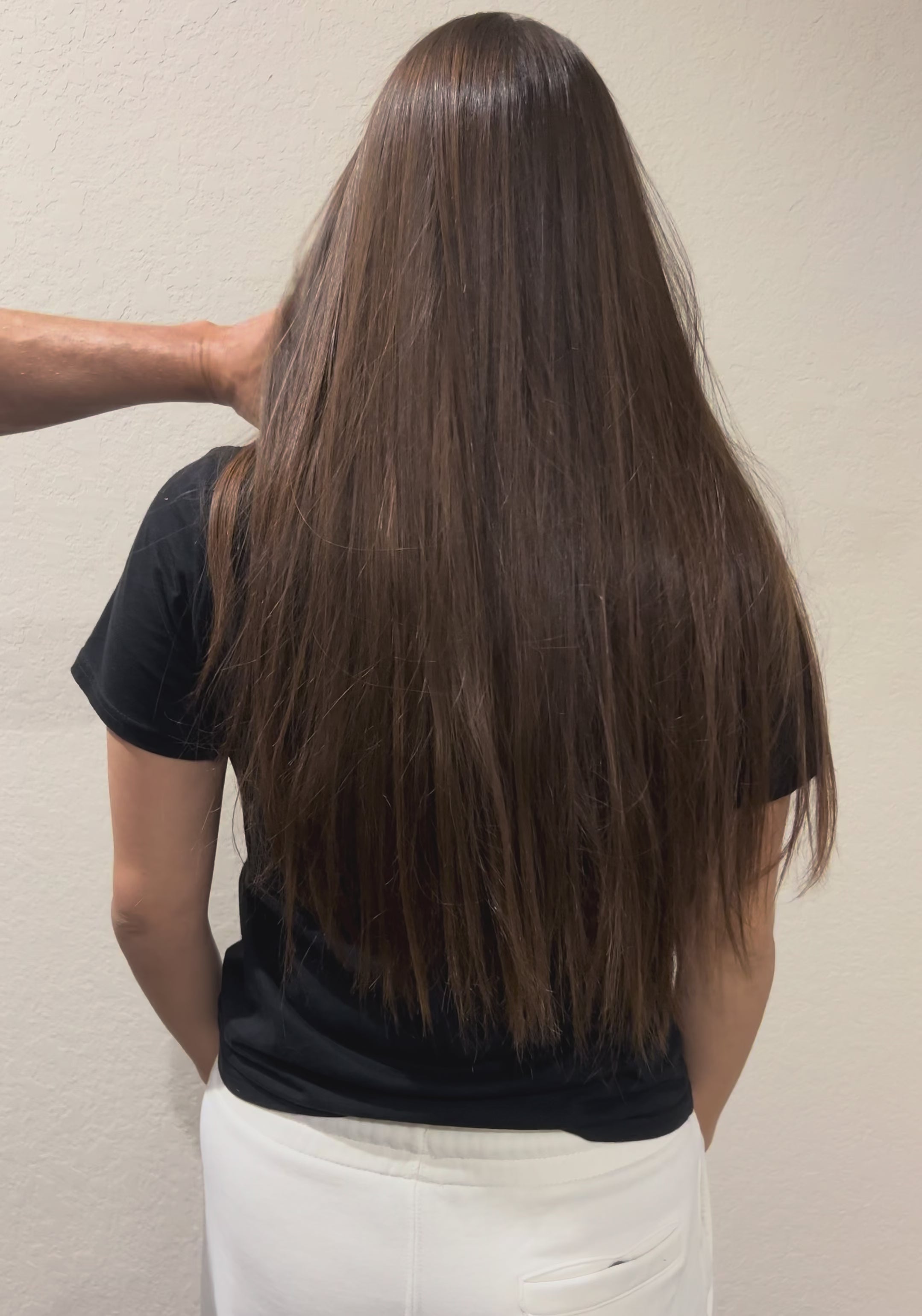 Before &  After Gold Macau Keratin Treatment 